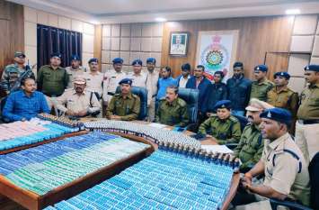 Chhattisgarh Crime: 5 smugglers of Illegal medicine arrested मध्य प्रदेश से ये घातक सामान लाकर छत्तीसगढ़ के युवाओं को बना रहे थे निशाना, 25 लाख के साथ 5 गिरफ्तार