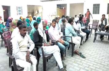 justice demand to Cabinet Minister Suresh Rana in case of murder हत्या के बदले हत्या का आरोप लगाते हुए कैबिनेट मंत्री सुरेश राणा से न्याय की गुहार, देखें Video