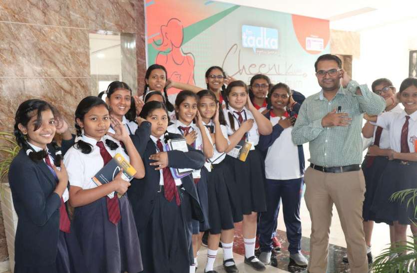 95 एफ एम तड़का की पहल रन फ्रॉम डायबिटीज में भरपूर उत्साह में दिखे स्कूल के बच्चे