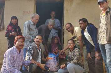 Bauchi's poor elderly tribal couple became support बूची के निर्धन बुजुर्ग आदिवासी दंपति का बने सहारा