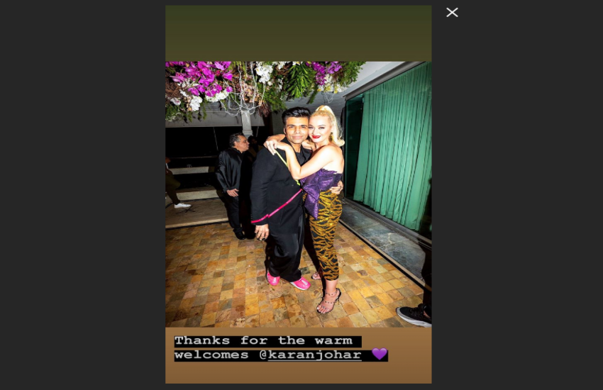katty perry hug karan johar