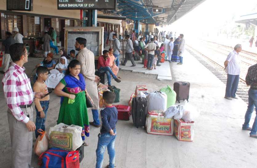 indian railway latest time table railway का ब्लॉक, इस बड़ी ट्रेन पर पड़ा असर