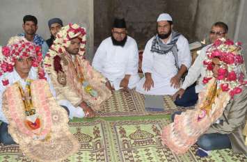 Humsafar confesses to marriage at community wedding conference सामुहिक विवाह सम्मेलन में निकाह कबूल कर बने हमसफर