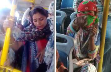 Women thieves gang in Jaipur low floor buses theft mobile purse भीड़ भरी बस में चढ़ती हैं आधा दर्जन महिलाएं, शिकार ढूंढती और घेरकर बैग में से पार कर लेती हैं सामान, देखें वीडियो