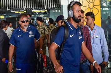 India and Bangladesh team arrived at Kolkata डे नाइट टेस्ट के लिए कोलकाता पहुंची भारत और बांग्लादेश की टीमें