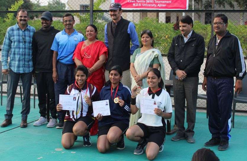 kishangarh regional college win girls anf DAV win boys title रीजनल ने महिला और डीएवी ने पुरूष वर्ग का खिताब जीता