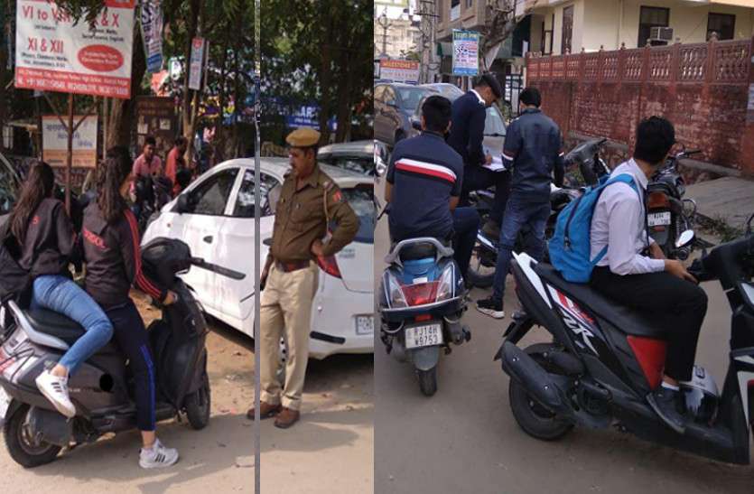 Jaipur Police बिना लाइसेंस के गाड़ी दौड़ा रहे थे छात्रों पर पुलिस की सख्ती, एक दिन में 33 नाबालिग चालक पकड़े