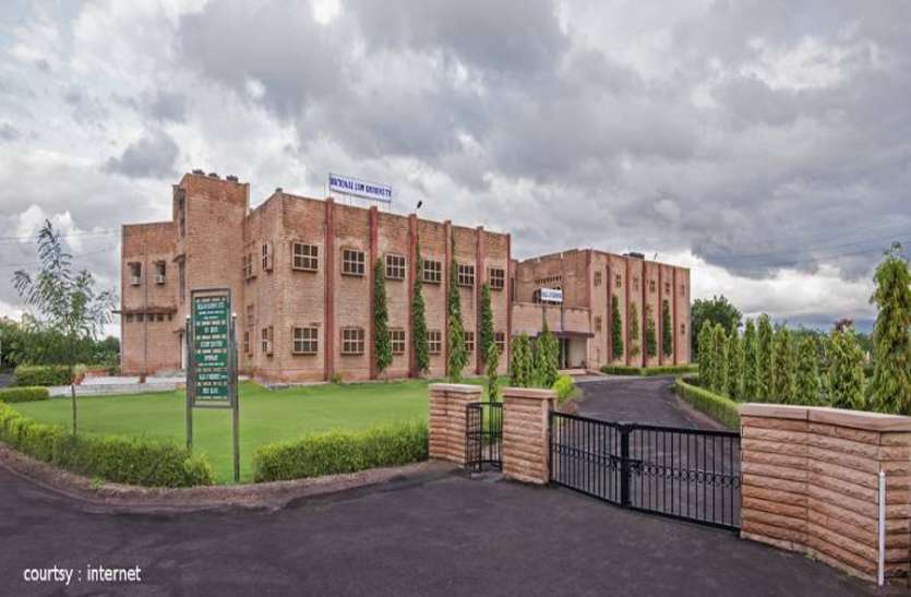 national law university jodhpur is not giving admissions to rajasthani आखिर क्यूं राजस्थानी विद्यार्थियों को नहीं मिल पा रही है एनएलयू में एंट्री, राष्ट्रीय विवि के आगे राजस्थान सरकार भी बेबस