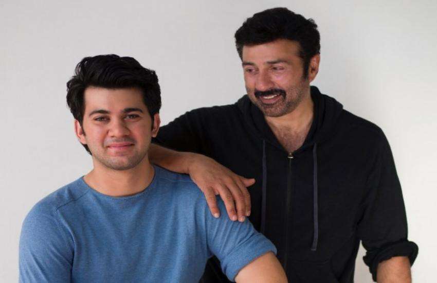 sunny deol with his son karan deol