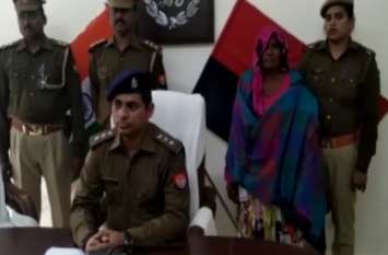 female thief caught by police शातिर महिला चोर गिरफ्तार, डाक खाने में बुजुर्ग से की थी 50000 की टप्पे बाजी