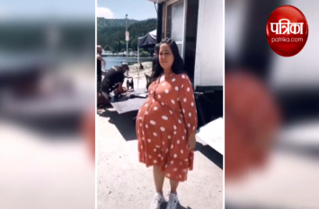 Bharti Singh showing her baby bump video viral on media कपिल शर्मा बने बेटी के पिता लेकिन, अब भारती सिंह के घर भी गूंजने वाली हैं किलकारियां! वीडियो में दिखा बेबी बंप