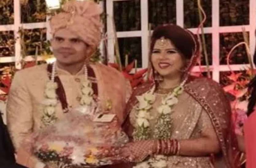 Pankhuri Pathak And Anil Yadav Got Married In Delhi क ग र स न त र प ख ड न सप न त अन ल य दव स रच ई श द हरभजन स ह सम त इन ल ग न द बध ई Patrika News