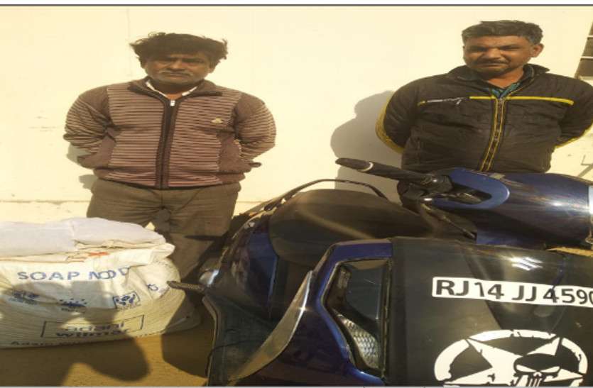crime Jaipur जेल से ही छूटते चाचा-भतीजे ने फिर शुरू कर दिया नशा बेचना, दोनों गिरफ्तार