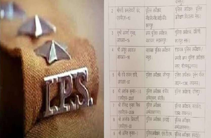 लखनऊ-उन्नाव समेत यूपी में 12 IPS अफसरों के तबादले, देखें- पूरी ट्रांसफर लिस्ट लखनऊ-उन्नाव समेत यूपी में 12 IPS अफसरों के तबादले, देखें- पूरी ट्रांसफर लिस्ट