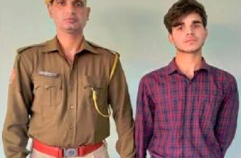 sanganer_sader_aropi.jpg फर्जी आईडी से सोशल मीडिया पर अश्लील मैसेज डालने वाला गिरफ्तार