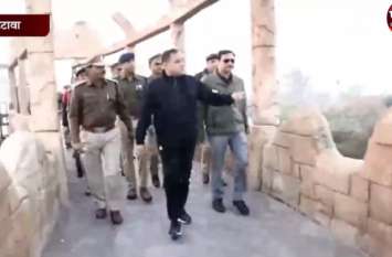 UP DGP OP Singh in Etawah Safari Park डीजीपी ओ.पी. सिंह ने इटावा सफारी पार्क का किया अवलोकन