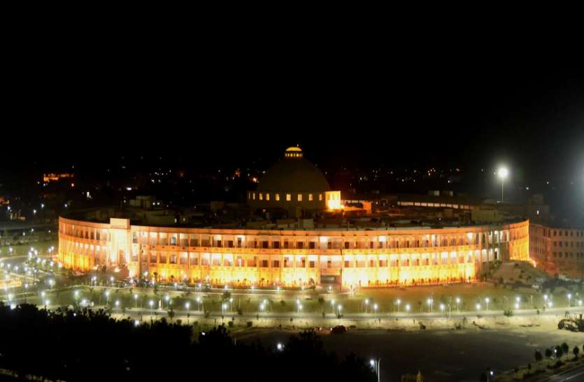 rajasthan high court new building inauguration preparation on peak राजस्थान हाईकोर्ट के नए भवन में न्यायाधीशों के लिए कोर्ट रूम आरक्षित, 9 दिसंबर को होगी पहली सुनवाई