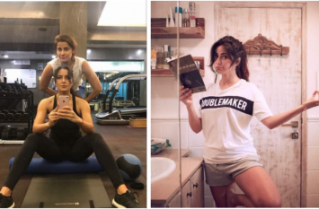 katrina kaif shared her gym videos कटरीना कैफ की इस वीडियो ने सोशल मीडिया में लगाई आग, जिम में लोगों को दे रही हैं कड़ी टक्कर