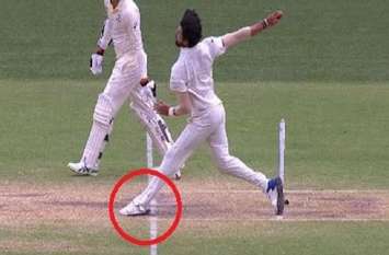 TV umpire to decide on foot no ball in India-Windies series भारत-विंडीज सीरीज में पैर की नो बॉल पर टीवी अंपायर लेगा फैसला