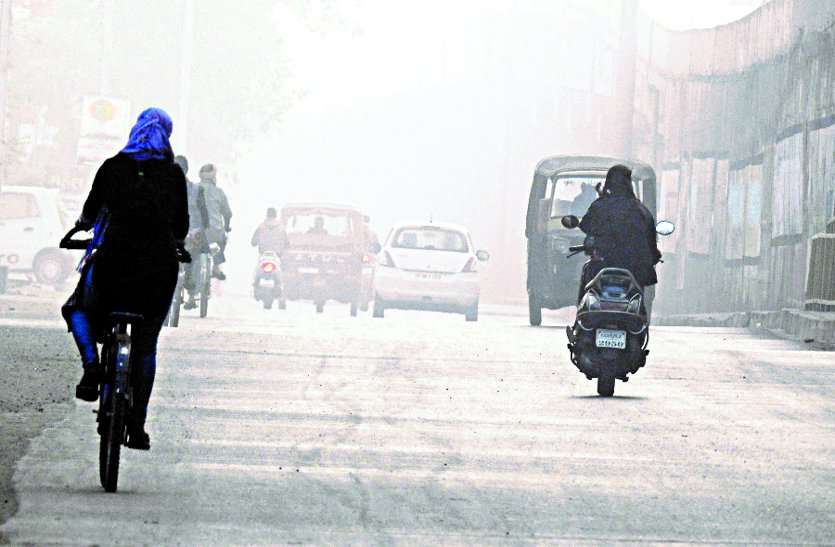 Cold winds started running from northeast, feeling of pink cold मौसम ने ली करवट,सर्द हवाओं से बढ़ी ठिठुरन