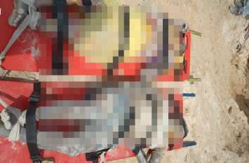 Chhattisgarh crime: Mother-father dead body found buried in soil बेटा साथियों के साथ माता-पिता की कर रहा था खोजबीन, अचानक मिट्टी के ढेर में दबी मिली दोनों की लाश