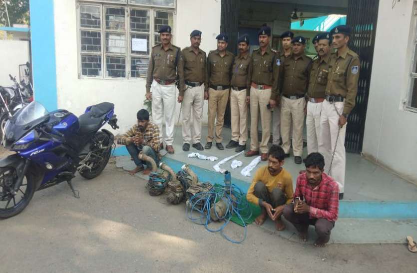 डकैती करने की योजना बना रहे तीन बदमाशों को पुलिस ने पकड़ा डकैती करने की योजना बना रहे तीन बदमाशों को पुलिस ने पकड़ा