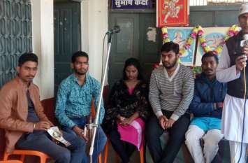 ABVP celebrated Bhimrao Ambedkar's death anniversary अभाविप ने मनाई भीमराव अंबेडकर की पुण्य तिथि