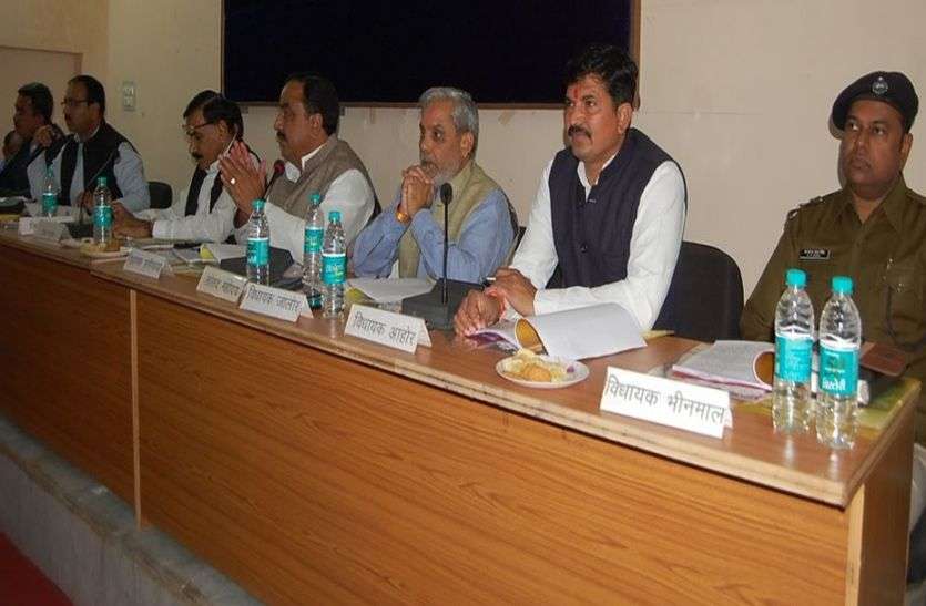 Jila parishad meeting in Jalore अधूरे विकास कार्यों पर गर्माए जनप्रतिनिधि