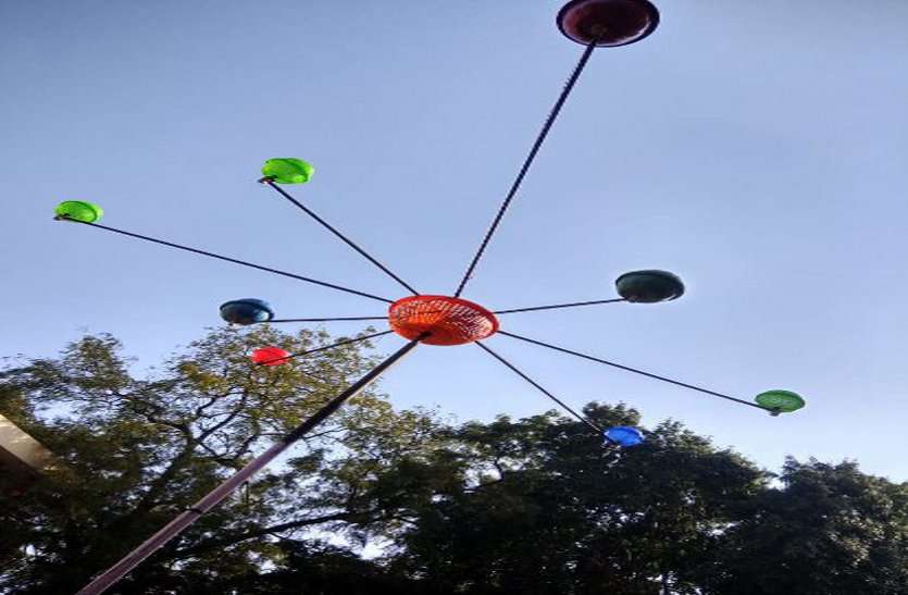 सिटी में पहली बार विंड सोलर और ९ ग्रहों का लाइव मॉडल सिटी में पहली बार विंड सोलर और ९ ग्रहों का लाइव मॉडल