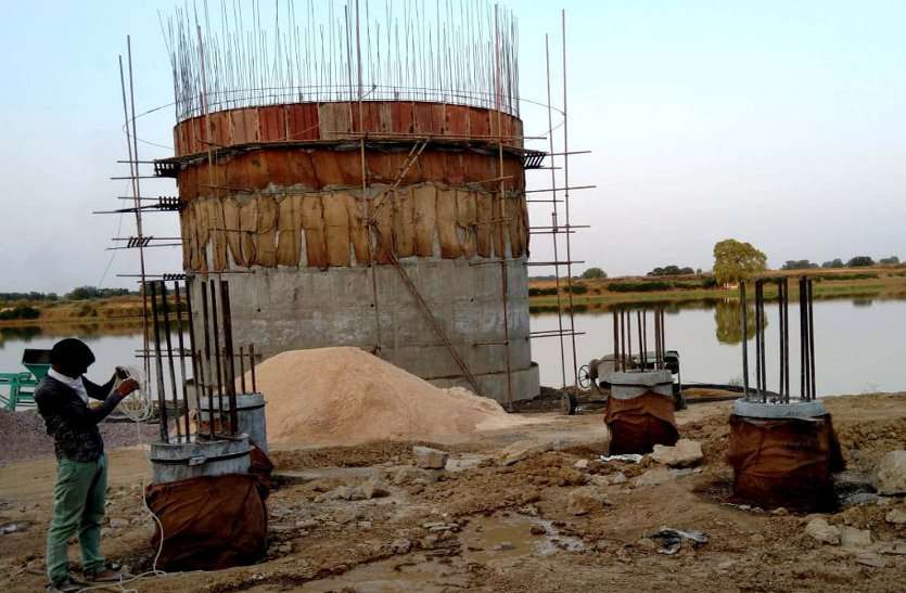 rahatworkinbaran baran- नौ माह से ठप पड़ा अमृत योजना का कार्य , राहत के काम पर बजट का ब्रेक