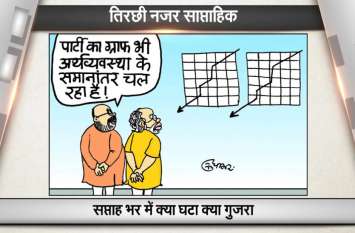 Did anything special happen in the last week - see in cartoon reel पिछले सप्ताह में क्या कुछ खास घटा- देखिये कार्टूनिस्ट सुधाकर की नज़र से