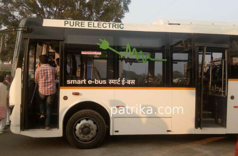 Smart Electric Bus Testing Trial Run In Bhopal Video