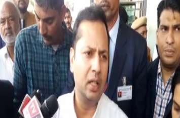 RCA president vaibhav gehlot on jodhpur and phalodi visit जोधपुर पहुंचे आरसीए अध्यक्ष वैभव गहलोत, दिल्ली महारैली में कार्यकर्ताओं को आने का किया आह्वान