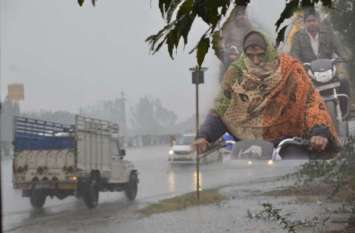 Rain And Hail In East Rajasthan Increases Winter पूर्वी राजस्थान में बारिश के बाद ठिठुरन बढ़ी, दिनभर छाए रहा कोहरा और बादल, कल ओलावृष्टि के आसार