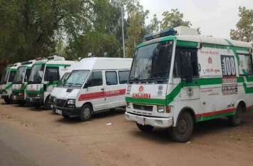 No ambulance in 20 minutes, the injured are dying 20 मिनट में एंबुलेंस नहीं, घायलों का दम टूट रहा