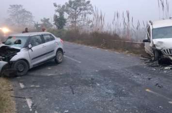 2 death in ghaziabad modinagar niwari pul accident Ghaziabad: कोहरे में आमने-सामने भिड़ीं दो गाड़ियां, देवर-भाभी की मौत
