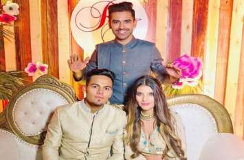 team india cricketer Rahul Chahar engaged to his fiance Ishani राहुल चाहर ने अपनी मंगेतर ईशानी से की सगाई, वायरल हो रही हैं तस्वीरें और वीडियो