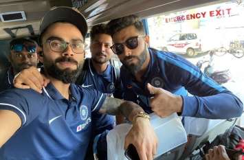 Indian Team reached Chennai for 1st ODI against West Indies टी20 सीरीज फतह करने के बाद नए मिशन के लिए चेन्नई पहुंची टीम इंडिया, रविवार को पहला मैच