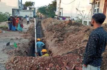 New sewerage line can increase trouble of kota परेशानी बढ़ा सकती है नई सीवरेज लाइन!