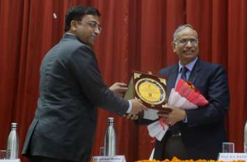 Justice Govind Mathur, Allahabad High Court, mlsu udaipur जस्टिस गोविंद माथुर ने छात्रों को दिया इलाहाबाद हाईकोर्ट विजिट करने का निमंत्रण...