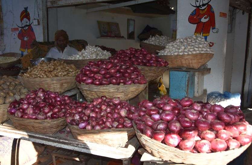 Onion prices will come down only after coming from abroad in bhilwara विदेशी बाजारों के मुकाबले सस्ता हुआ भारत में प्याज, आयात की संभावना हुई कम
