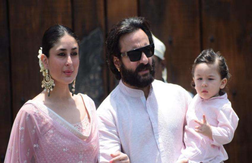 Saif Ali Khan And Kareena Kapoor Khan with Taimur Ali Khan