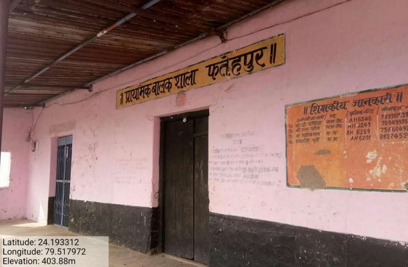 Teacher did not reach school, many places were locked शिक्षक नहीं पहुंचे स्कूल कई जगह लगा रहा ताला