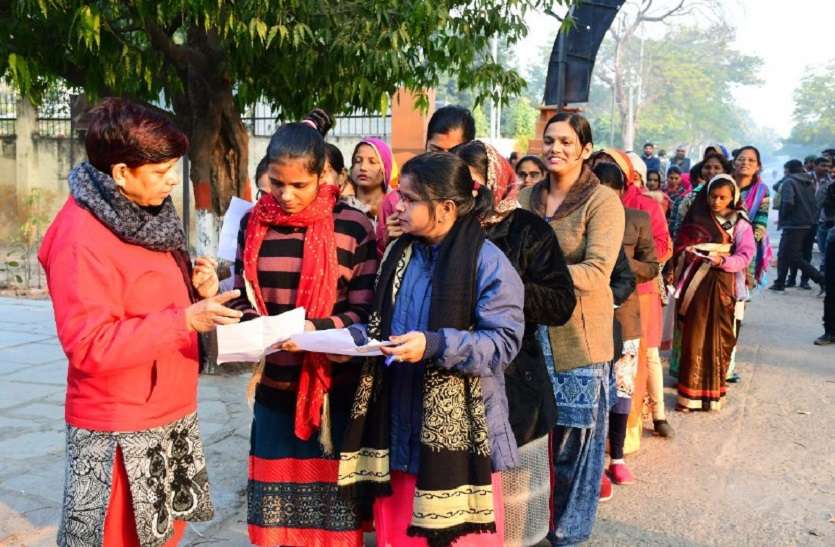 Lecturer recruitment exam 50 percent candidates arrived व्याख्याता भर्ती परीक्षा: आधे ही पहुंचे परीक्षा देने