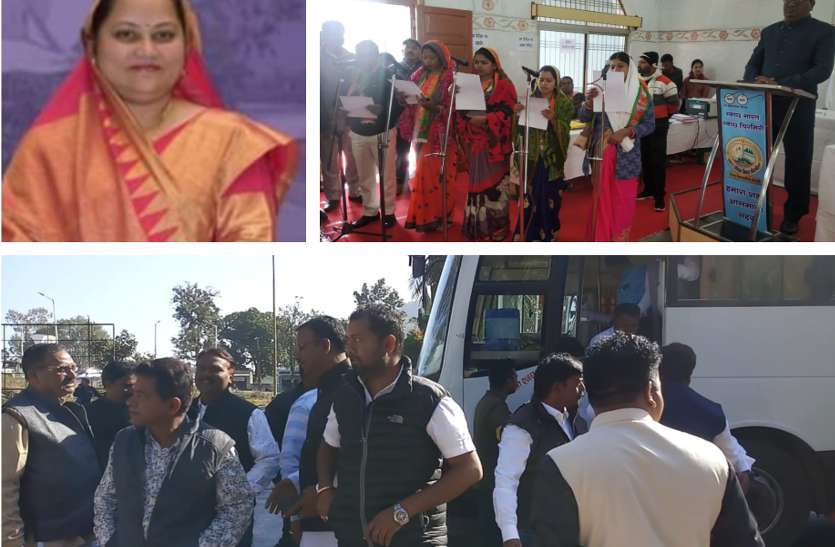 Video: 10 दिन बाद लौटे 20 हाईजैक कांग्रेसी पार्षद! सीधे पहुंचे निगम और ली शपथ, मतगणना के बाद से ही थे गायब, कंचन बनीं महापौर Video: 10 दिन बाद लौटे 20 कांग्रेसी पार्षद, सीधे पहुंचे निगम और ली शपथ, मतगणना के बाद से ही थे गायब, कंचन बनीं महापौर