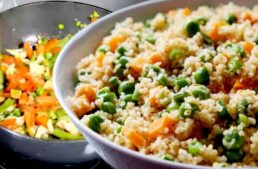 HEALTHY RECIPE HEALTHY RECIPE : सिर्फ पांच मिनट में बनाएं दलिया पुलाव