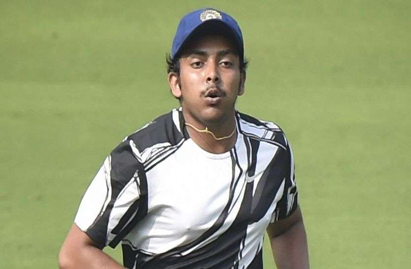 Prithvi Shaw न्यूजीलैंड दौरा : पृथ्वी शॉ नहीं खेलेंगे अभ्यास मैच, चोट के कारण हुए बाहर
