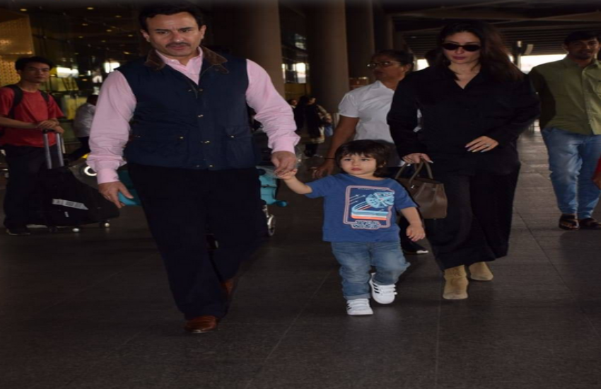 Kareena Kapoor Khan, Saif Ali Khan and Taimur Ali Khan are back in town