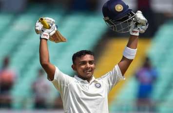 Prithvi Shaw fit before selection of Test team for New Zealand tour न्यूजीलैंड दौरे के लिए टेस्ट टीम के चयन से पहले पृथ्वी शॉ हुए फिट, अभ्यास सत्र का किया ट्वीट