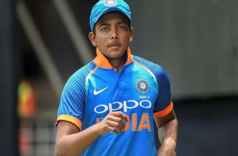 prithvi_shaw.jpeg न्यूजीलैंड में पृथ्वी शॉ ने पहले ही मैच में ठोक दिया शतक, 100 गेंदों में खेली 150 रन की पारी